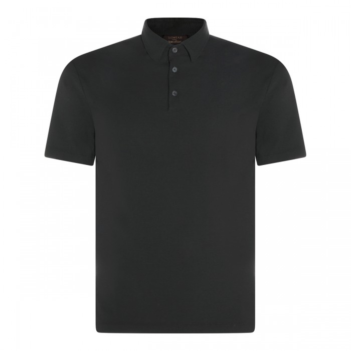 GREEN COTTON POLO SHIRT