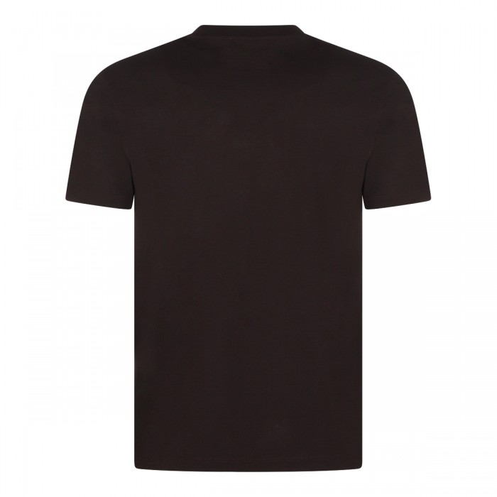 DARK BROWN COTTON T-SHIRT 2