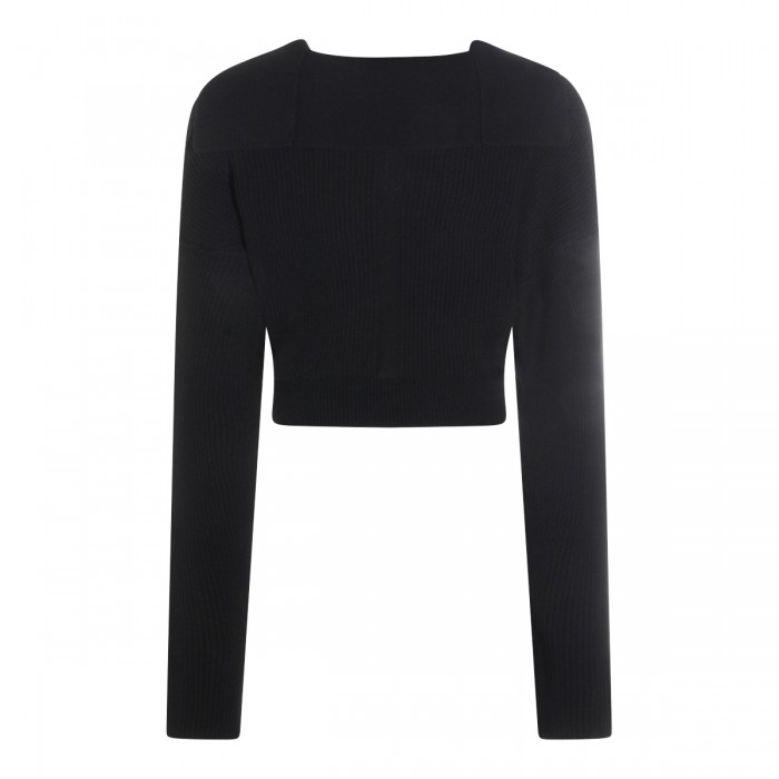 BLACK WOOL KNITWEAR 2