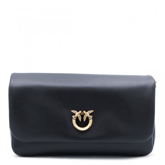 BLACK LEATHER PINK SOFT...