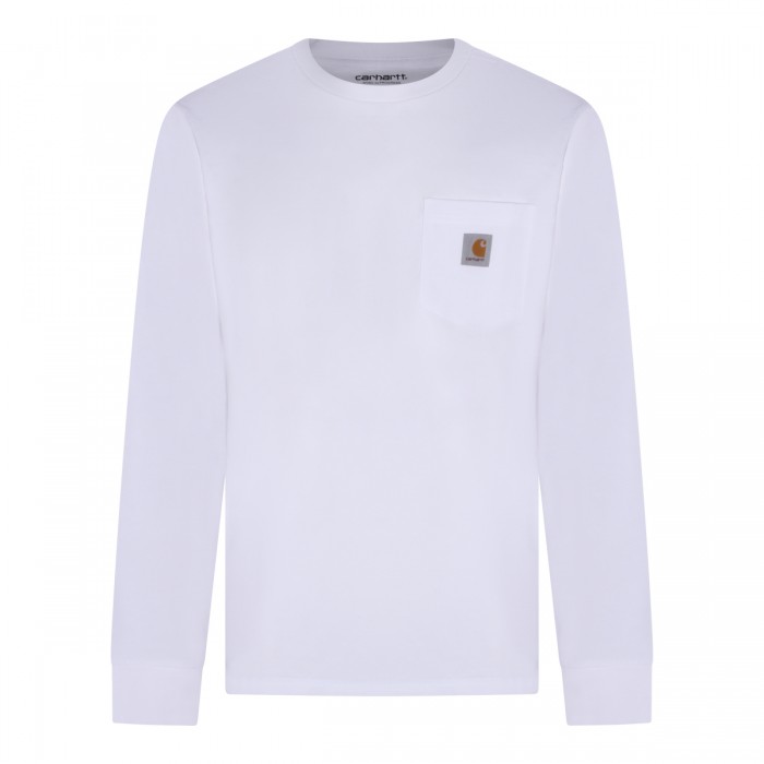 WHITE COTTON T-SHIRT