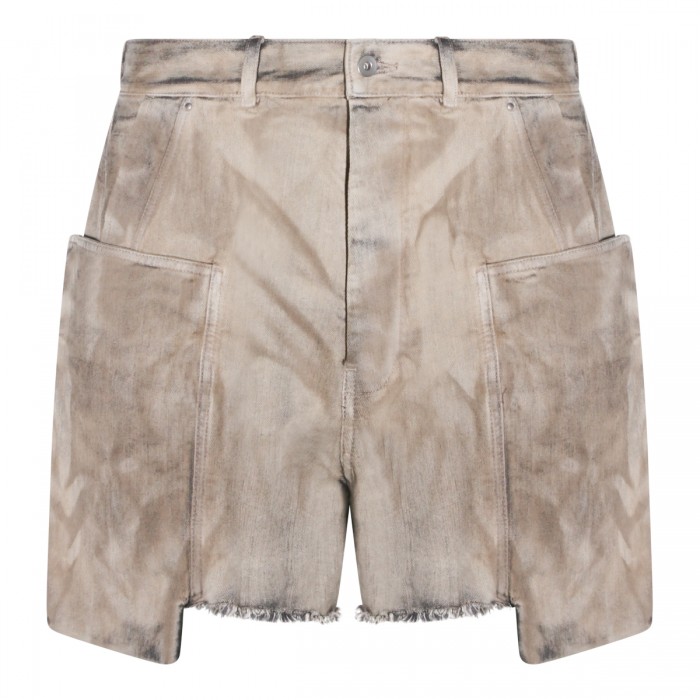 BEIGE COTTON SHORT
