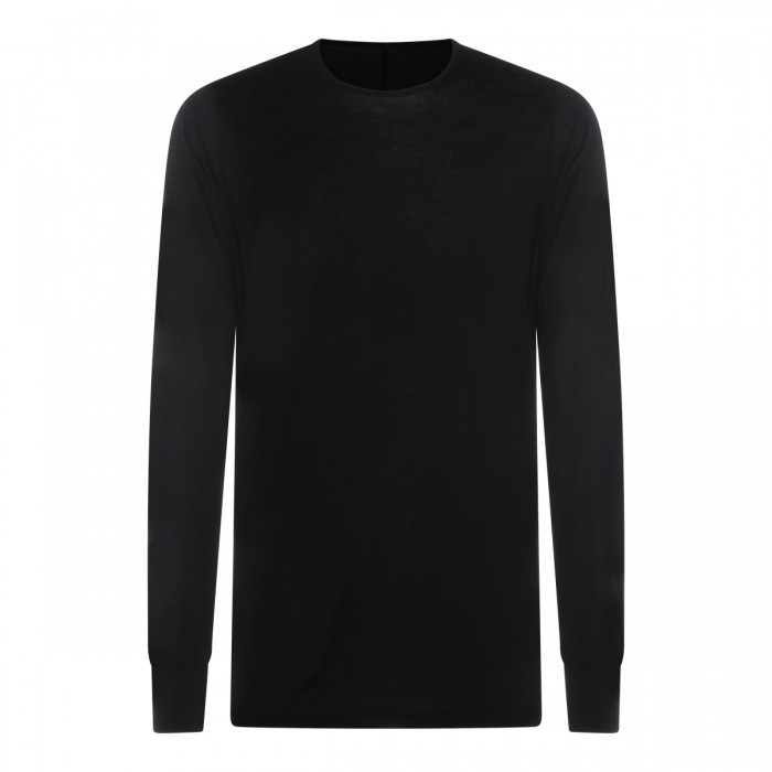 BLACK COTTON T-SHIRT