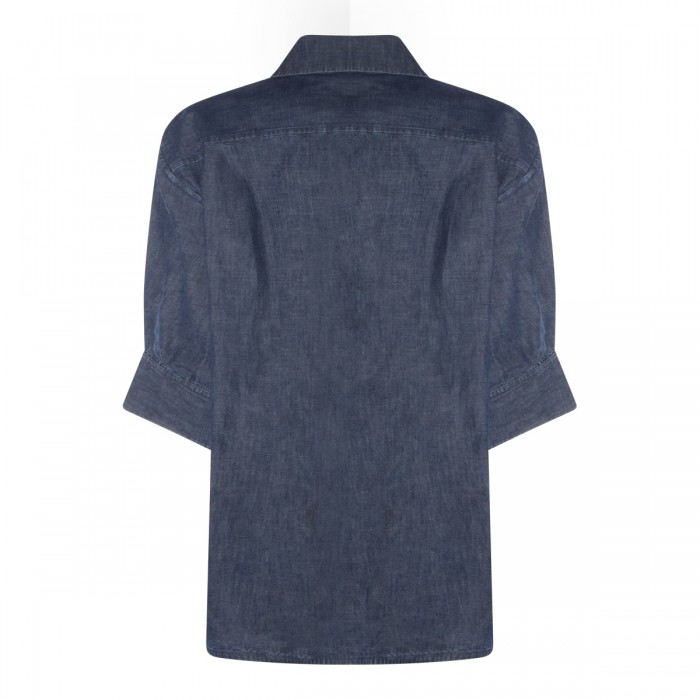 INDIGO COTTON SHIRT 2