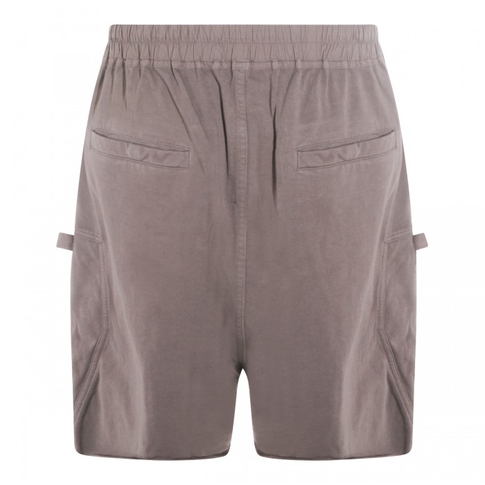 DUST BROWN COTTON SHORTS 2