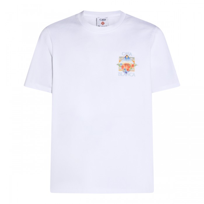 WHITE COTTON T-SHIRT