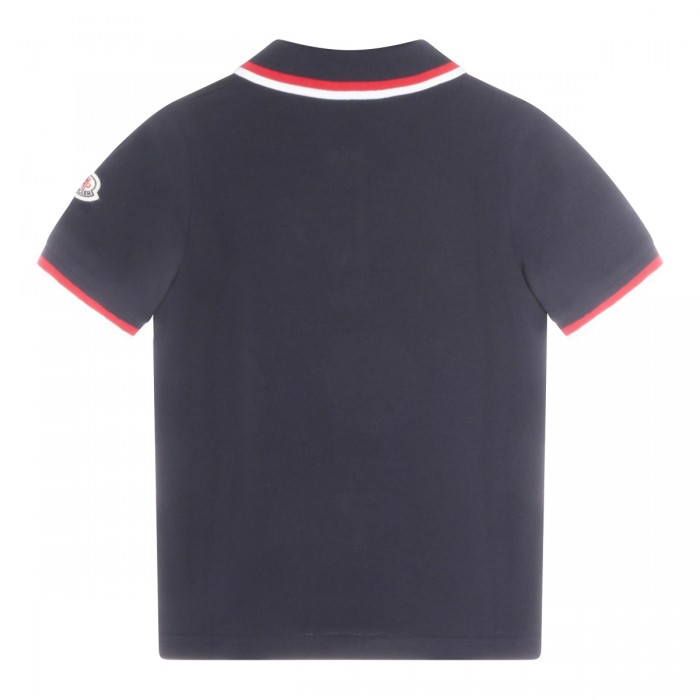 NAVY COTTON POLO SHIRT 2