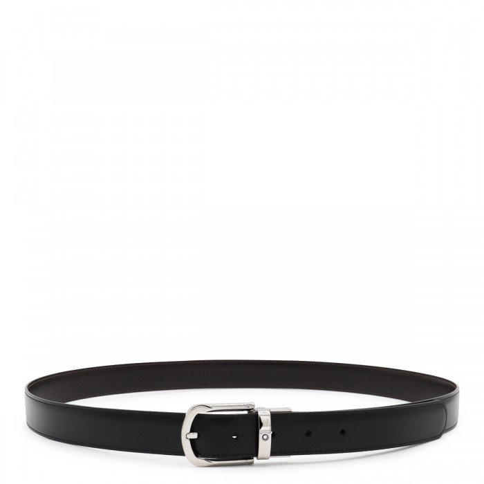BLACK LEATHER BELT