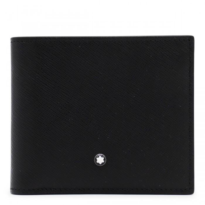 BLACK LEATHER WALLET