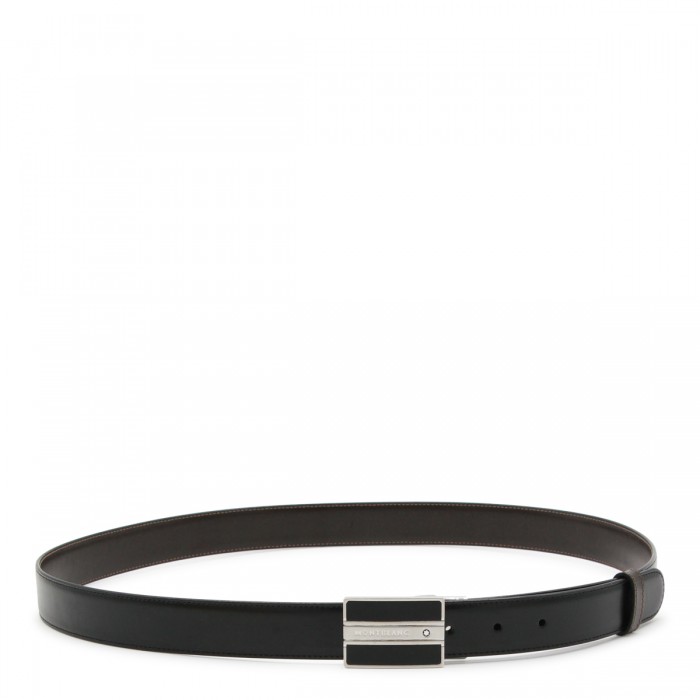 BLACK LEATHER BELT
