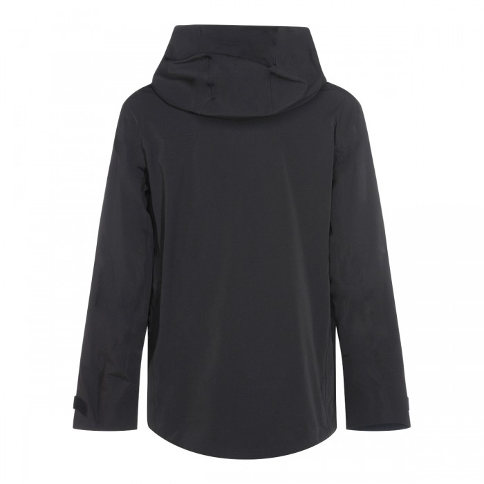 BLACK RUPERT RAIN DOWN JACKET 2