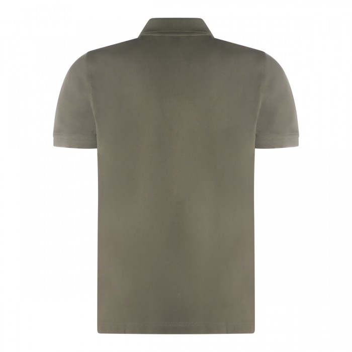 GREEN LICHEN COTTON POLO SHIRT 2