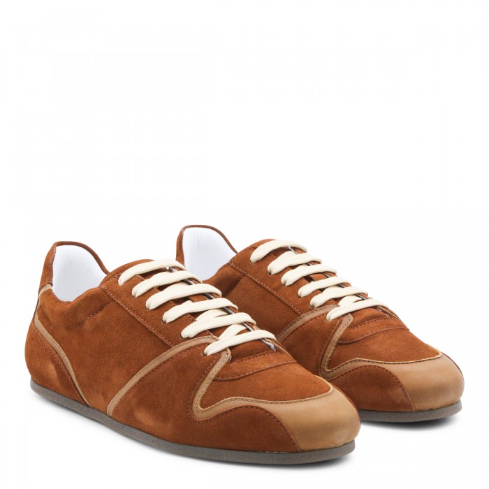 RUST LEATHER SNEAKERS 2