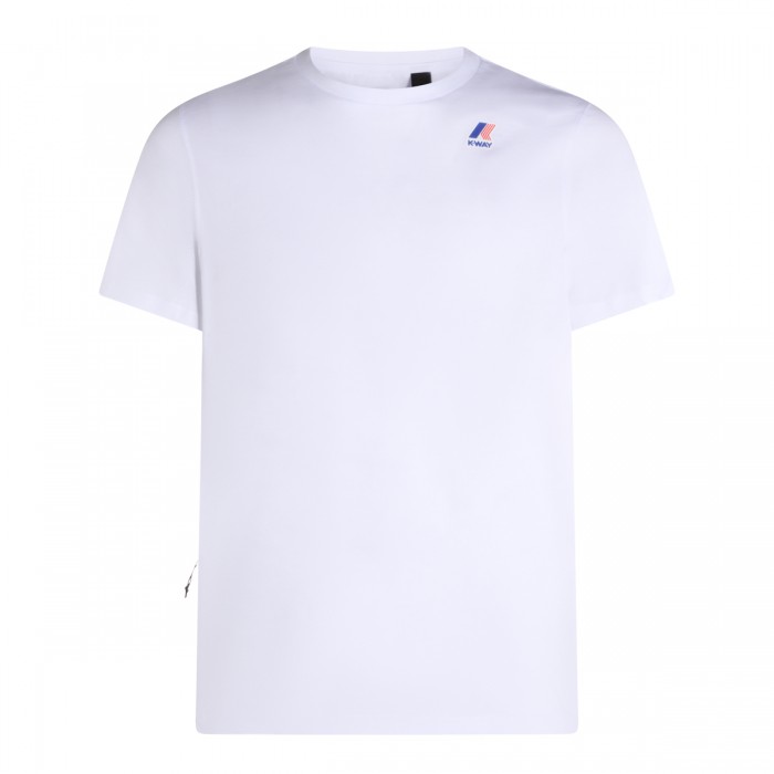 WHITE COTTON T-SHIRT