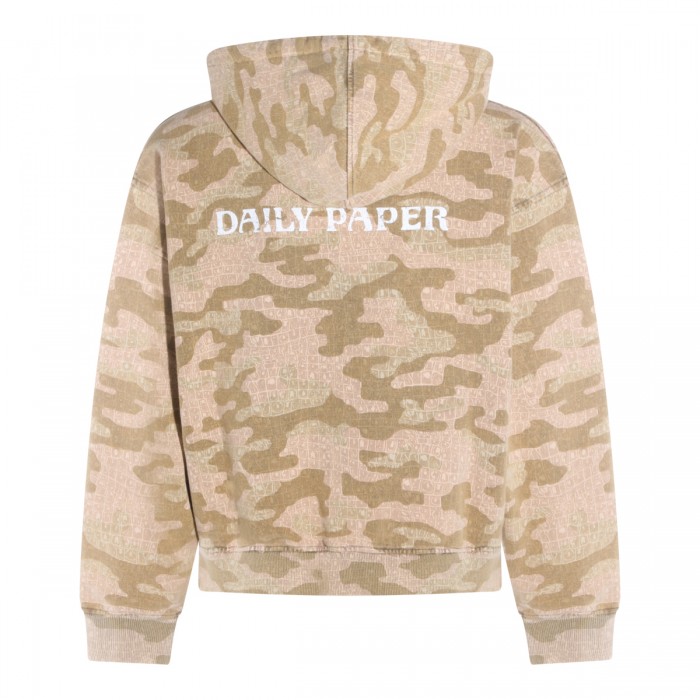 LIGHT BROWN COTTON SWEATSHIRT 2