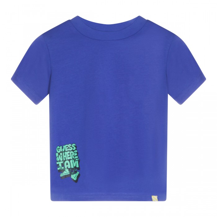 BLUE COTTON T-SHIRT