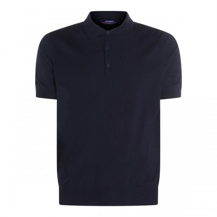 BLUE DEPTH COTTON POLO SHIRT
