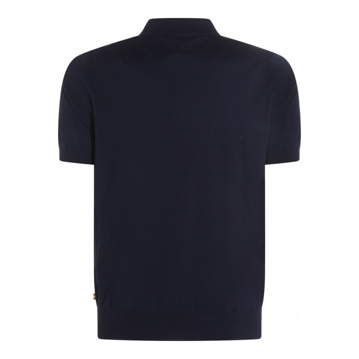 BLUE DEPTH COTTON POLO SHIRT 2
