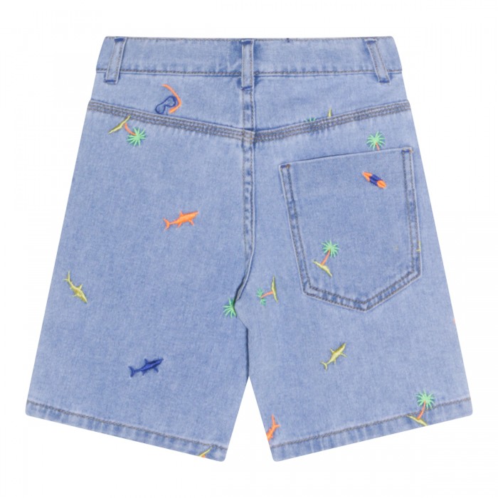 STONE BLEACH COTTON SHORT 2