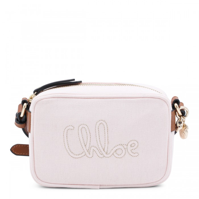 LIGHT ROSE COTTON CROSSBODY