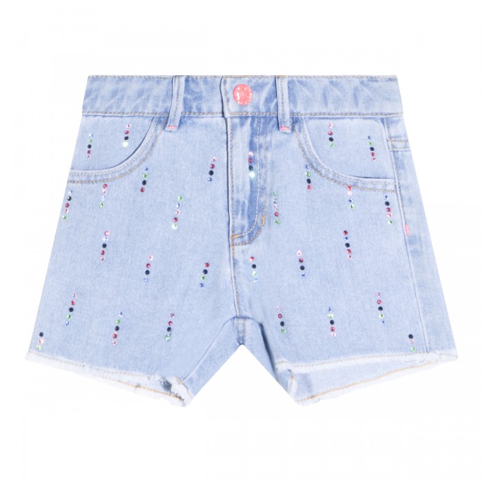 STONE BLEACH COTTON SHORT