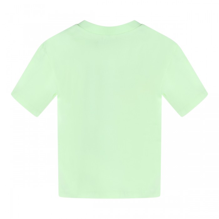 LIME GREEN COTTON T-SHIRT 2