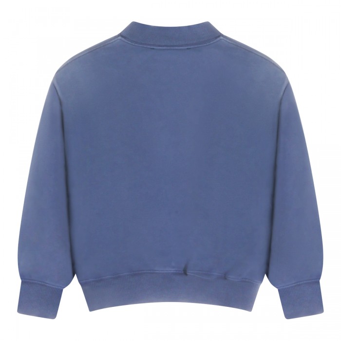 LIGHT BLUE COTTON SWEATSHIRT 2