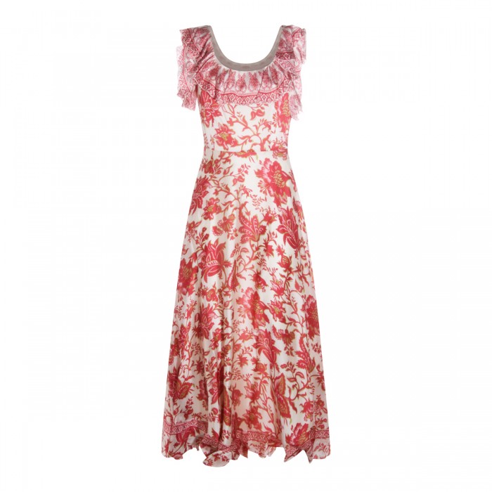 MULTICOLOR SILK DRESS