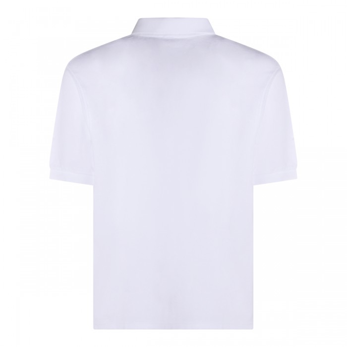 WHITE COTTON POLO SHIRT 2
