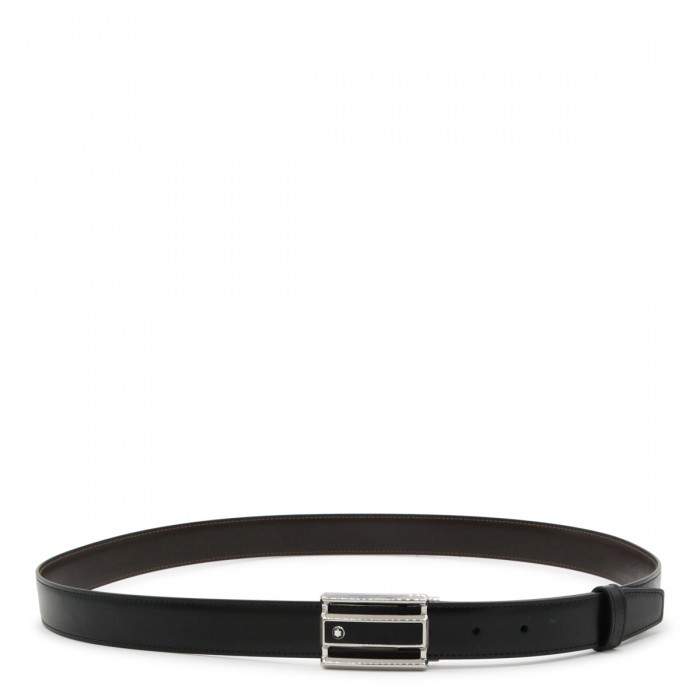 BLACK LEATHER BELT
