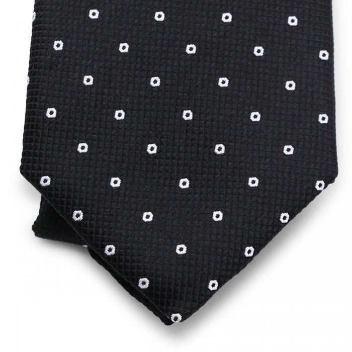 MIDNIGHT BLUE SILK TIE 2