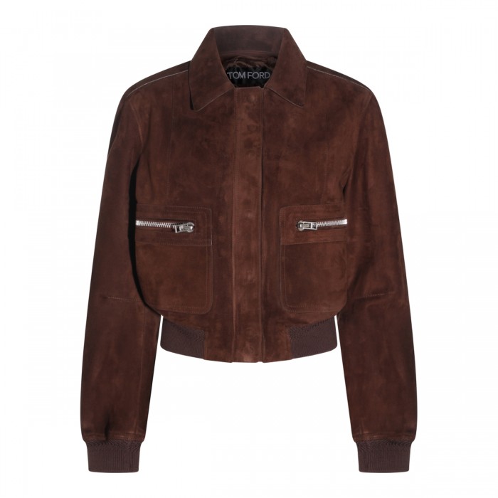 BROWN LEATHER JACKET