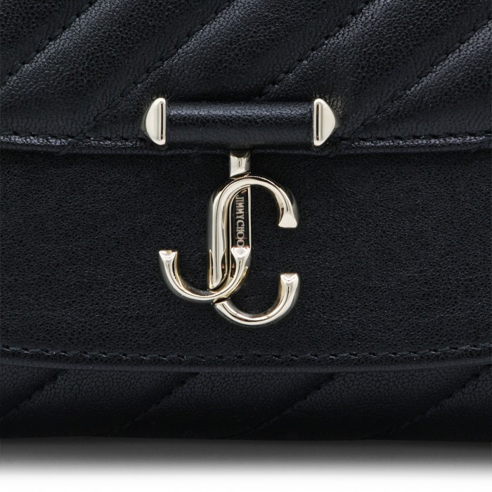 BLACK LEATHER CROSSBODY BAG 2