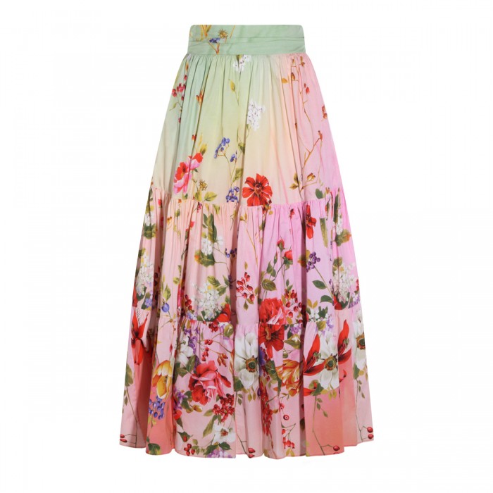 MULTICOLOR COTTON SKIRT
