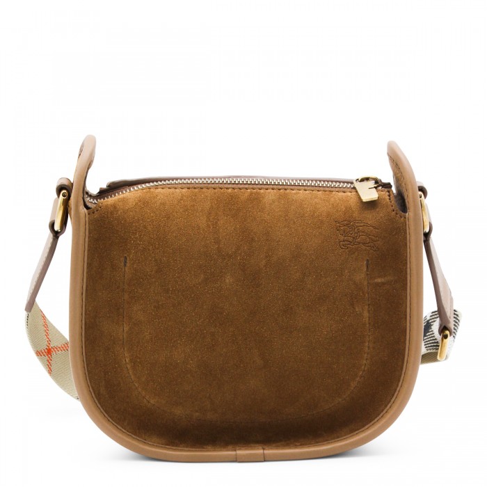 BROWN SUEDE MINI MESSENGER... 2