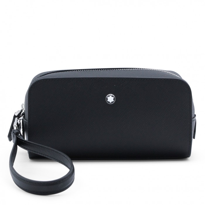 BLACK LEATHER POUCHES