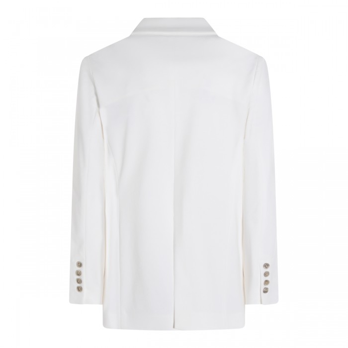 WHITE COTTON BLAZER 2