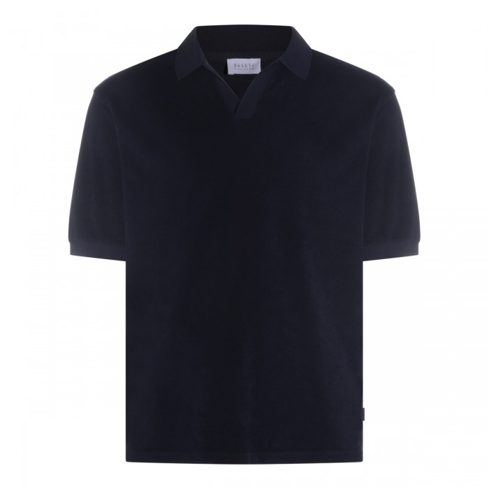 NAVY COTTON POLO SHIRT