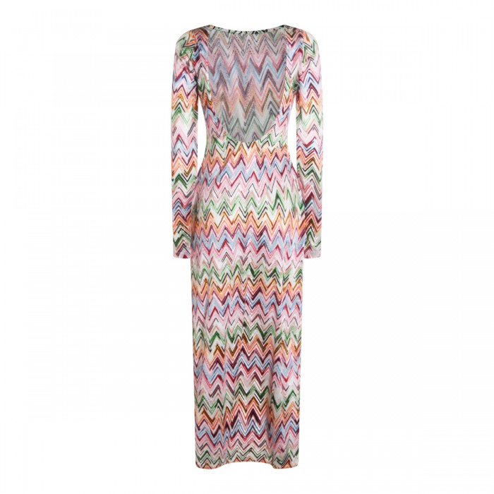 MULTICOLOR VISCOSE DRESS 2