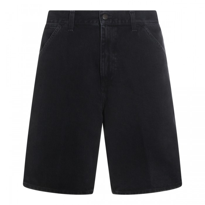 BLACK COTTON SHORT