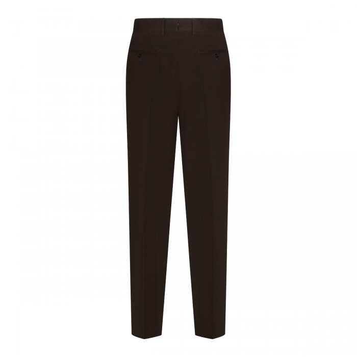 CHOCOLATE WOOL PANT 2