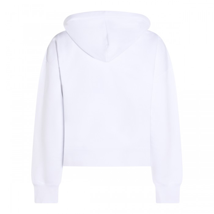 WHITE COTTON SWEATSHIRT 2