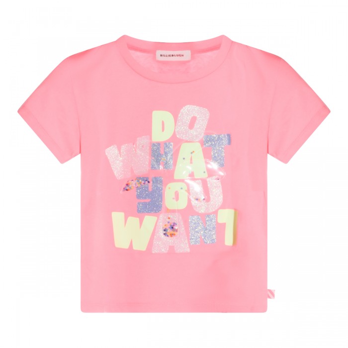 PINK COTTON T-SHIRT