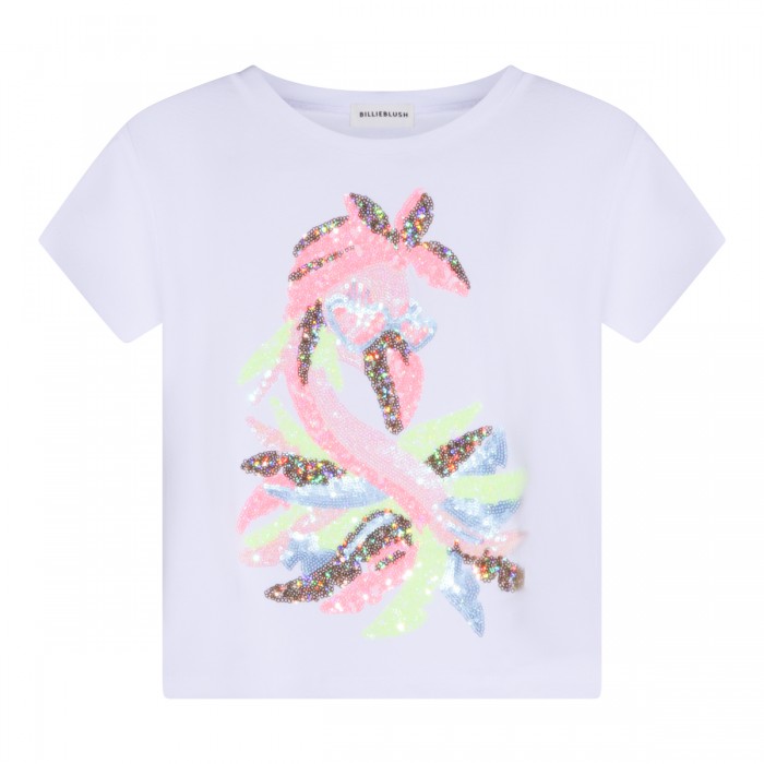 WHITE COTTON T-SHIRT