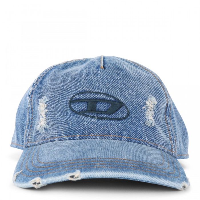 LIGHT BLUE COTTON DENIM HAT