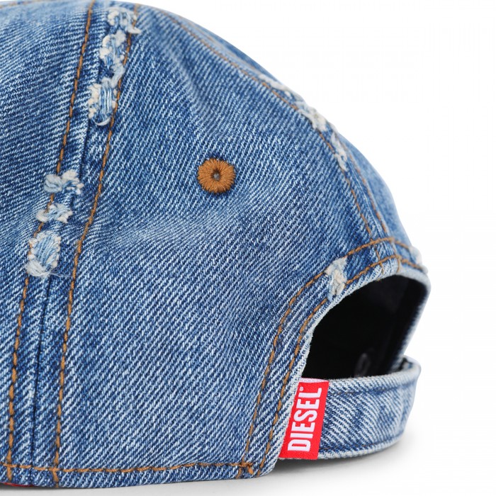 LIGHT BLUE COTTON DENIM HAT 2