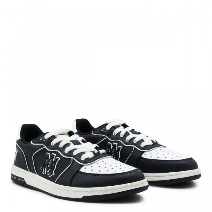 BLACK LEATHER NEWPORT SNEAKERS 2