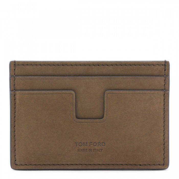 TOBACCO LEATHER CARD HOLDER