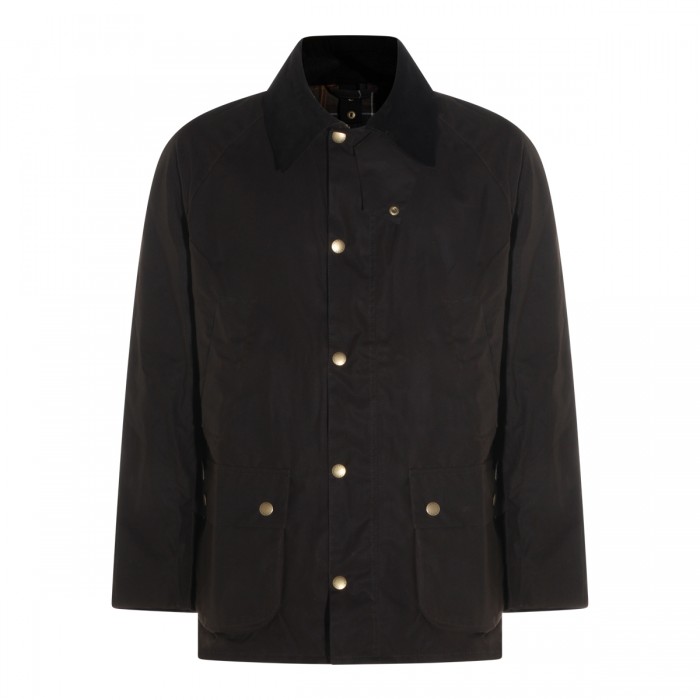 OLIVE COTTON CASUAL JACKET