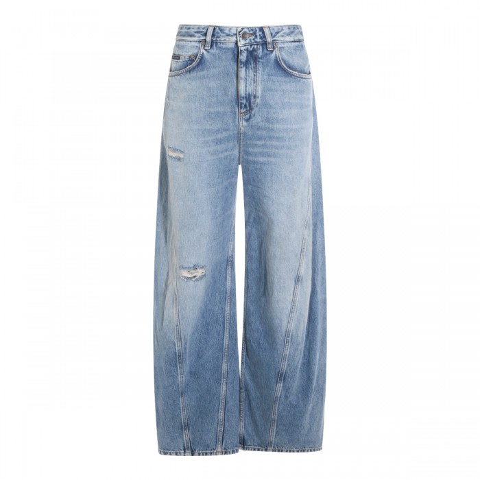 BLUE COTTON DENIM JEANS
